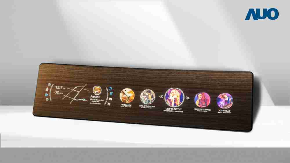 PA直营研发全球最高穿透度达80%的AmLED木纹显示器，，，，可于使用时呈现高亮度、、、清晰可见的信息，，并在不使用时回归为单纯的饰板，，，节能兼具美观